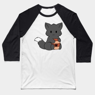 Black Fox Coffee Baseball T-Shirt